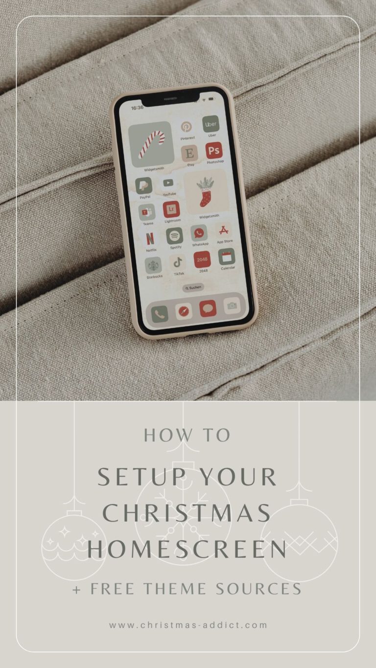 How to setup a Christmas Homescreen on your iPhone