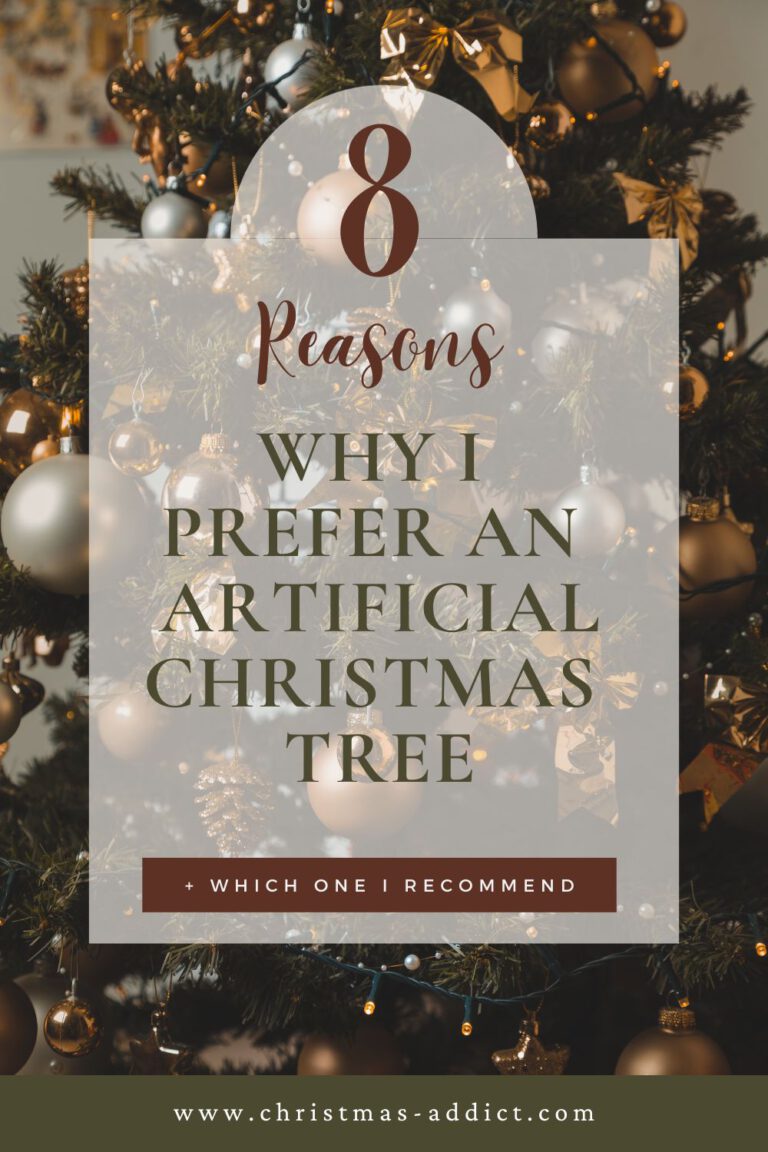 Why I prefer an Artificial Christmas Tree