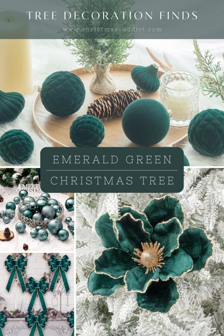 Emerald Green Tree Decorations