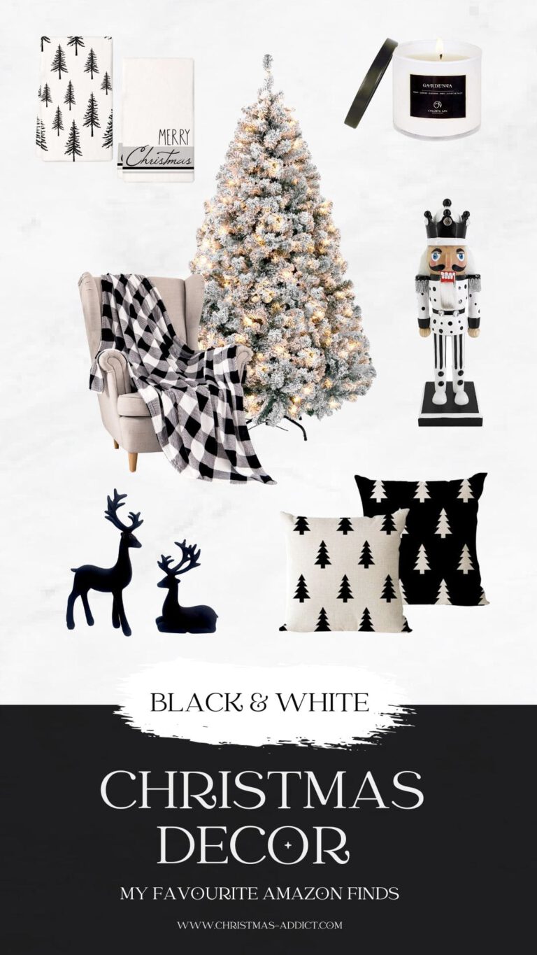 Black and White Christmas Decor Pt. 1